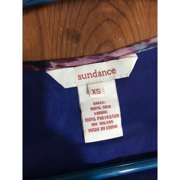 Sundance Catalog Silk Floral Midi Dress boho prairie Size XS - Picture 4 of 5